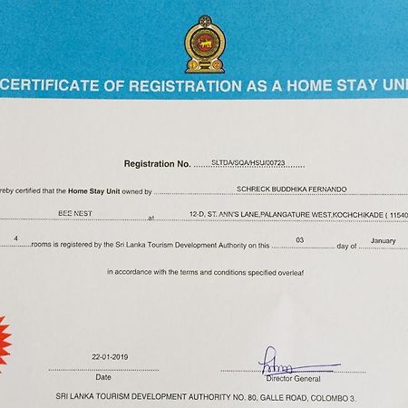 Bee Nest Bed & Breakfast Negombo Luaran gambar